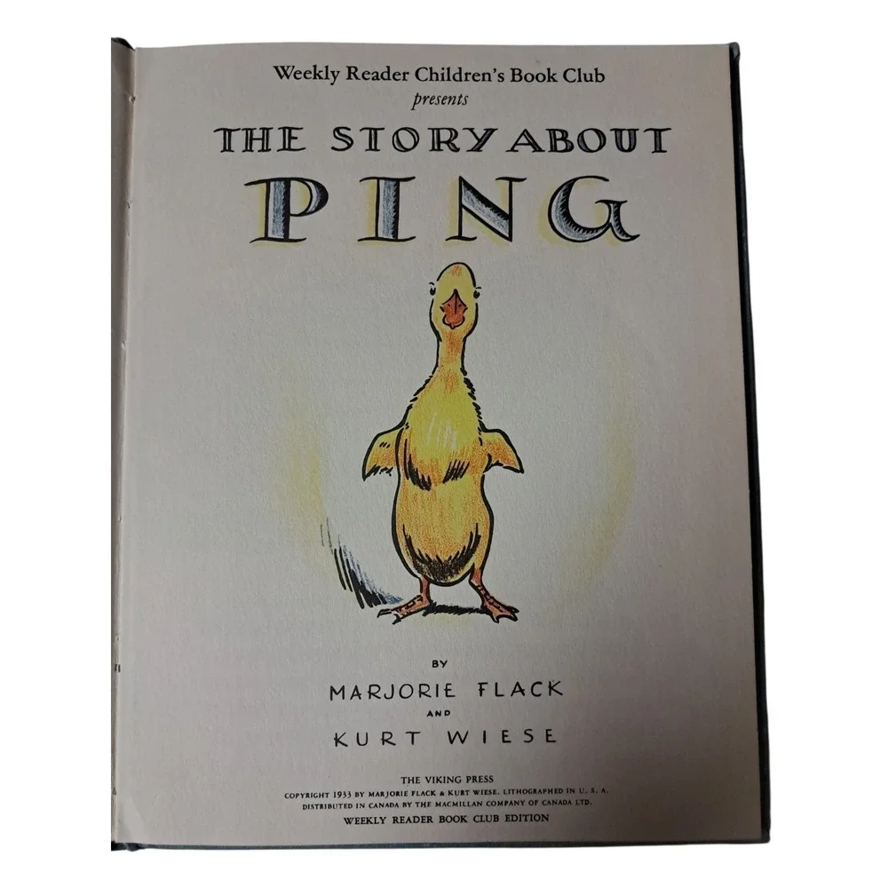 Marjorie Flack Kurt Wiese, The Story About Ping 1933 Weekly Reader‎